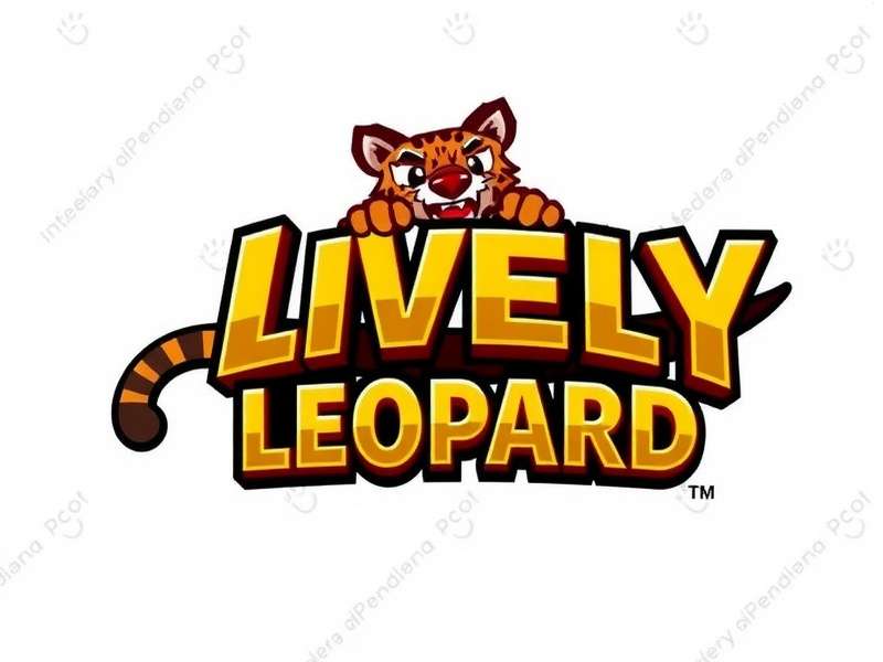 Lively Leopard Official Game Logo